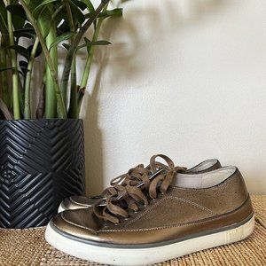 Fitflop Super T Bronze Crackle shoe size 9